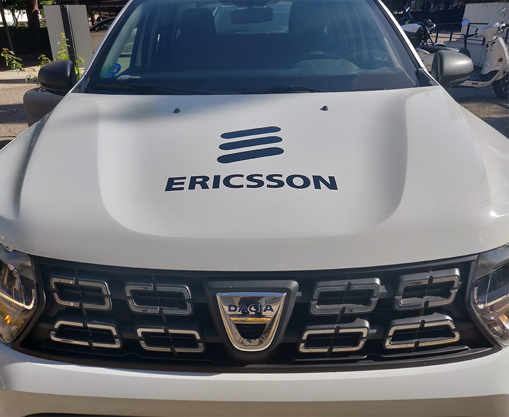 Rotulación de vehículo para Ericsson